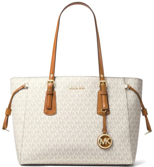 SHOPPING MEDIA VOYAGER IN PELLE SAFFIANO 30F8GV6T2B150 MICHAEL KORS