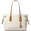 SHOPPING MEDIA VOYAGER IN PELLE SAFFIANO 30F8GV6T2B150 MICHAEL KORS