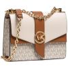 TRACOLLA MEDIA GREENWICH IN PELLE SAFFIANO 32S1GGRC0B150 MICHAEL KORS