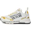 SNEAKERS IN TESSUTO E PELLE 77VA3SA3ZP341G03 VERSACE JEANS COUTURE