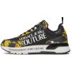 SNEAKERS IN TESSUTO E PELLE 75VA3SA3ZP341G89 VERSACE JEANS COUTURE