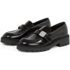 MOCASSINI IN PELLE LUCIDA FLATFORM SHOE DRIVER HDW YW0YW016570GJ CALVIN KLEIN JEANS