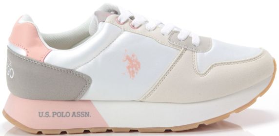 SNEAKERS KITTY002A-WHI-LBE01 U.S. POLO ASSN.