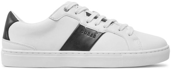 SNEAKERS IN PELLE LISCIA FMTTODELE12WHGRY GUESS