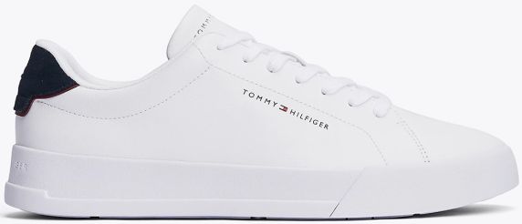 SNEAKERS IN PELLE TH COURT LTH DETAIL ESS FM0FM053670LD TOMMY HILFIGER 