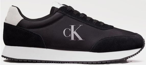 SNEAKERS IN TESSUTO E PELLE RETRO RUNNER ICONIC SNK YM0YM011190GM CALVIN KLEIN JEANS