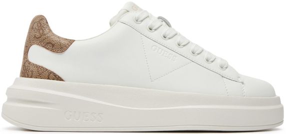 SNEAKERS IN PELLE LISCIA FLJELBFAL12WHBEI GUESS