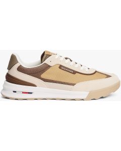 SNEAKERS IN TESSUTO E PELLE RETRO RUNNER SEASONAL FM0FM05328ACI TOMMY HILFIGER