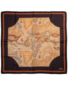 FOULARD GRANDE GEO MONOGRAM 90X90 LMF089G6140504 ALVIERO MARTINI 1A CLASSE