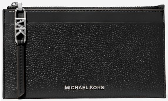 PORTA CARTE CON ZIP EMPIRE IN PELLE MARTELLATA 34H3S8ED3L001 MICHAEL KORS