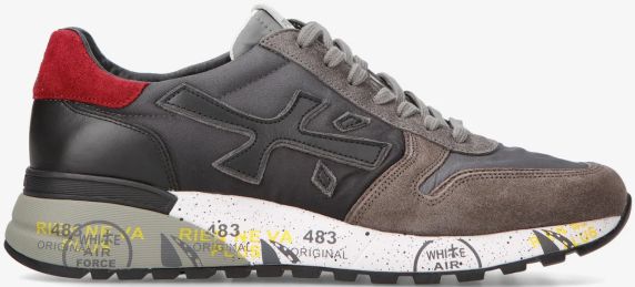 SNEAKERS IN PELLE E TESSUTO MICK 6420 PREMIATA