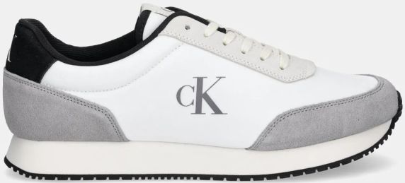 SNEAKERS IN TESSUTO E PELLE RETRO RUNNER ICONIC SNK YM0YM0111901W CALVIN KLEIN JEANS